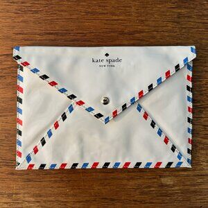 Kate Spade "Nicolette" Par Avion Air Mail Envelope Clutch Purse